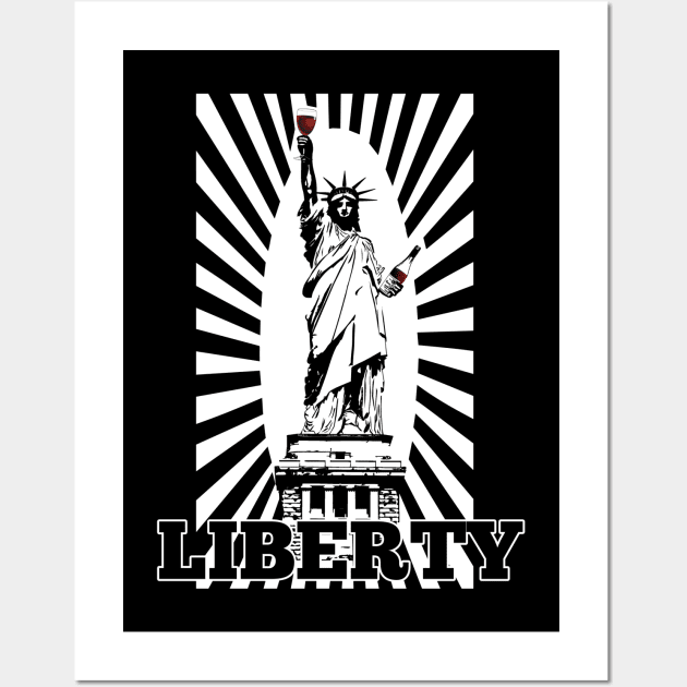 The liberty of red wine Wall Art by PhilippFips